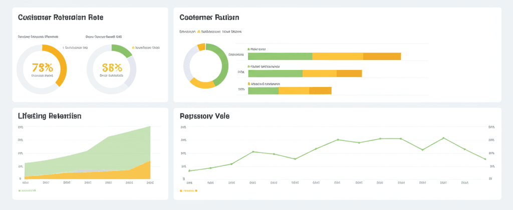 Customer retention dashboard